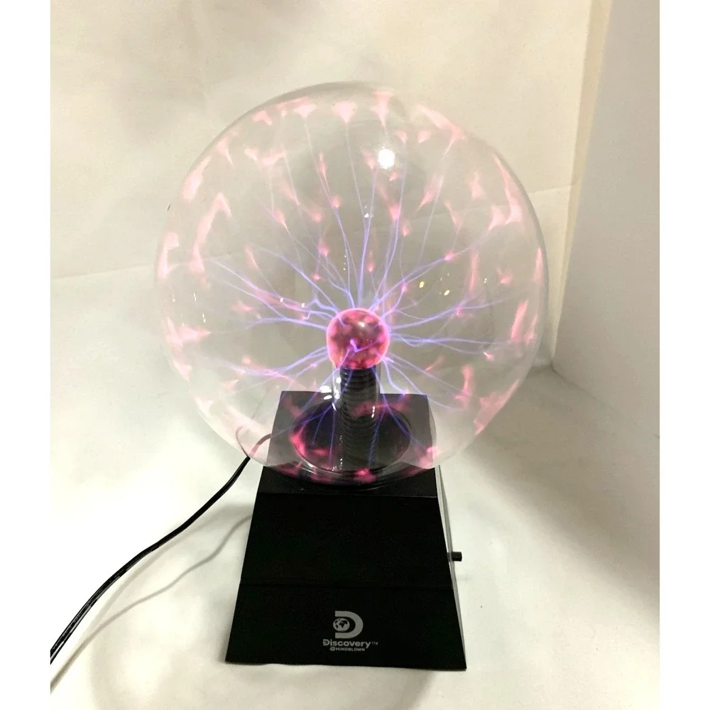 Discovery Mindblown Plasma Globe Interactive Electricity Display-tested, Working